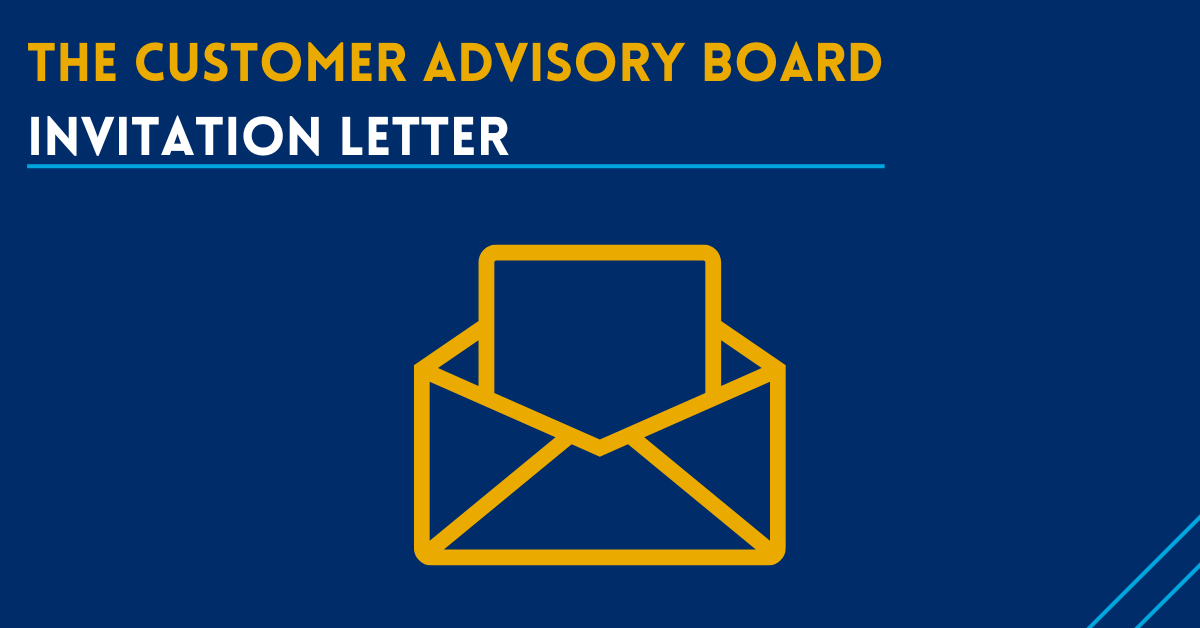 The Customer Advisory Board Invitation Letter
