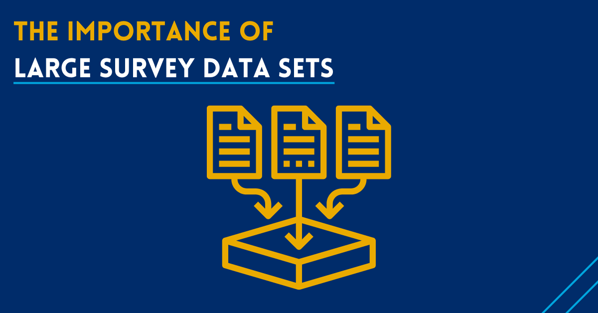 The Importance Of Large Survey Data Sets